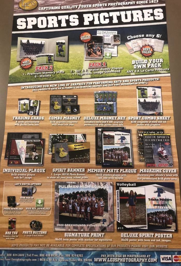 Winter Sports Pictures Flyer - Leo's Photography